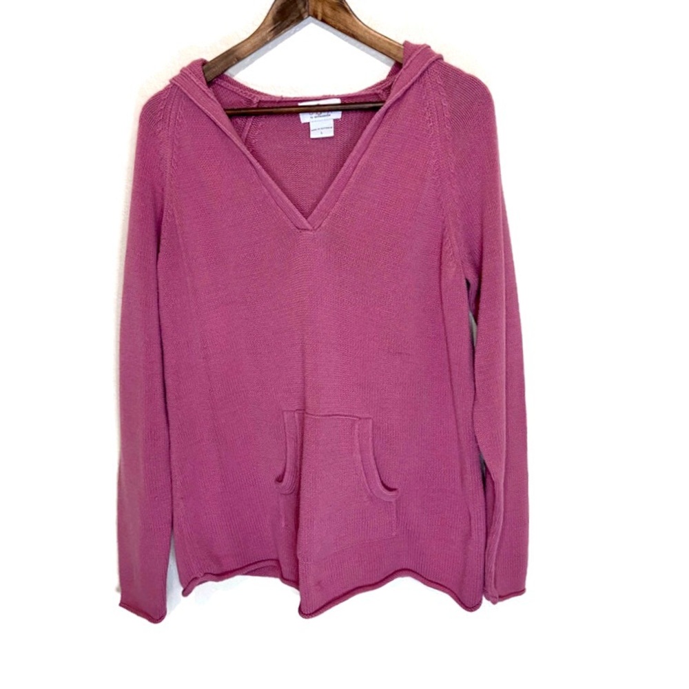 Oh Baby by Motherhood sweater hoodie pink Large
